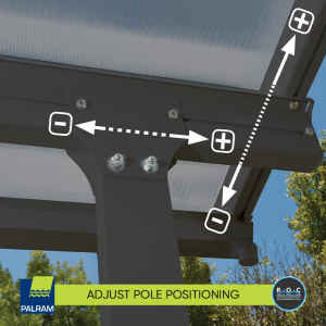 Feria DIY Pergola Kit Adjustable Fixing