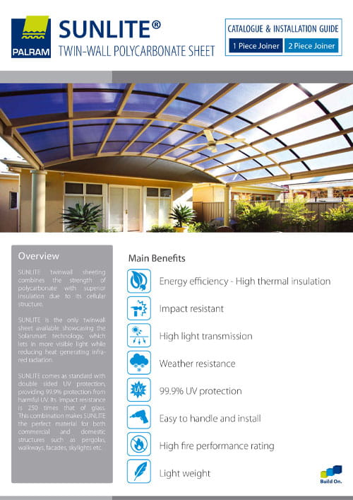 Sunlite Polycarbonate Twinwall Roofing In Melbourne Roofing Options Centre