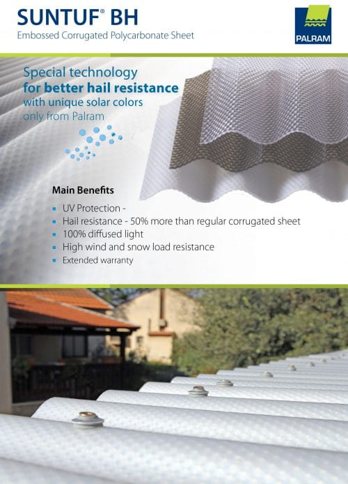 Suntuf Beehive Polycarbonate Sheet 