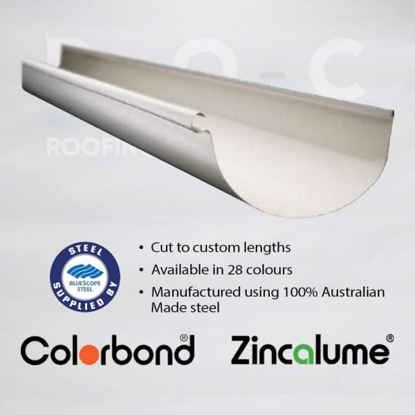 COLORBOND® Roundline Gutter | Roofing Options Centre